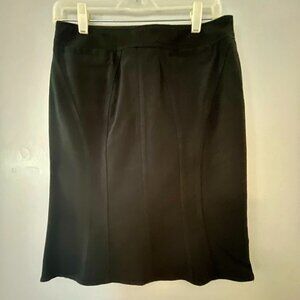 Express Black Knee-Length Skirt